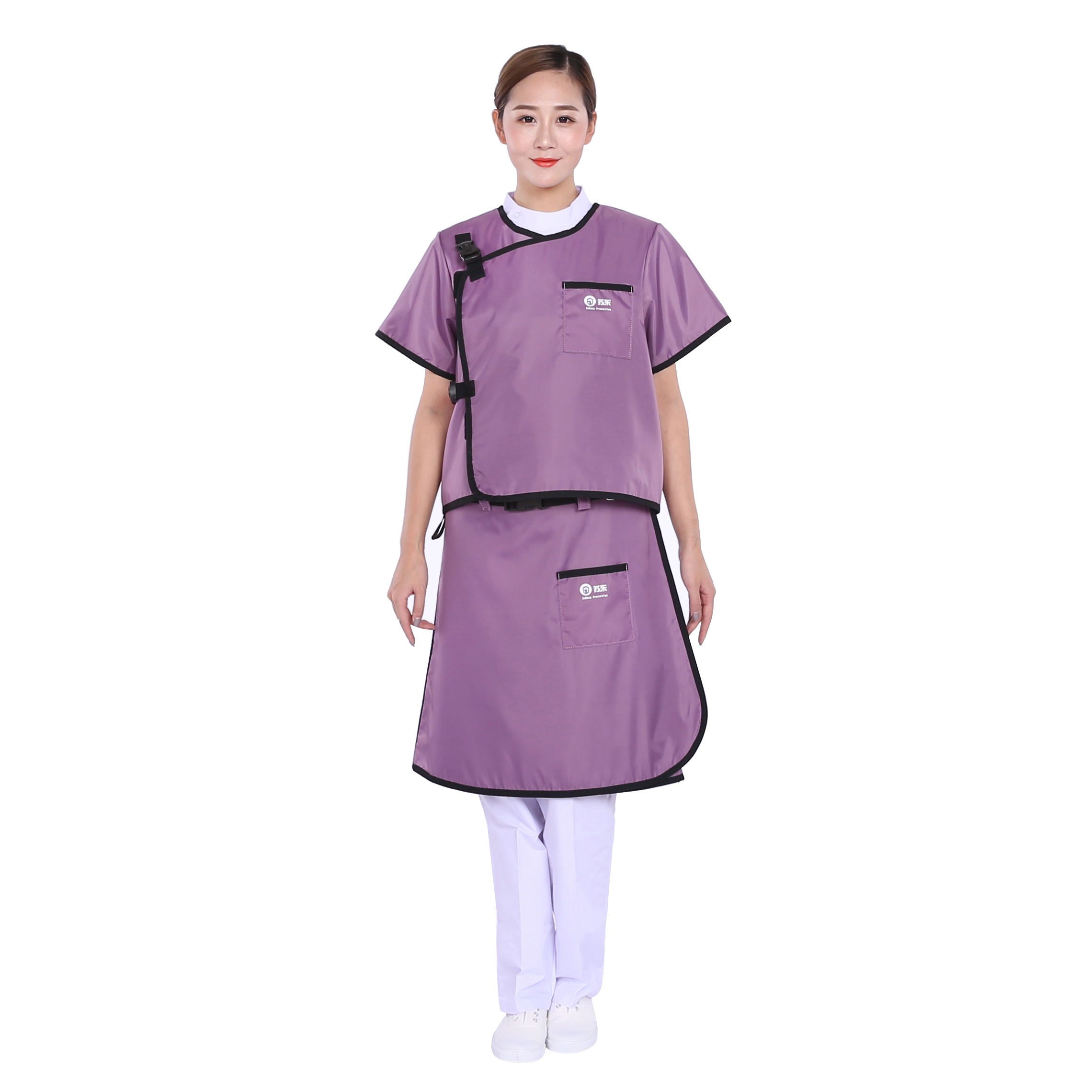 雙面分體B款鉛衣 紫羅蘭分體短袖