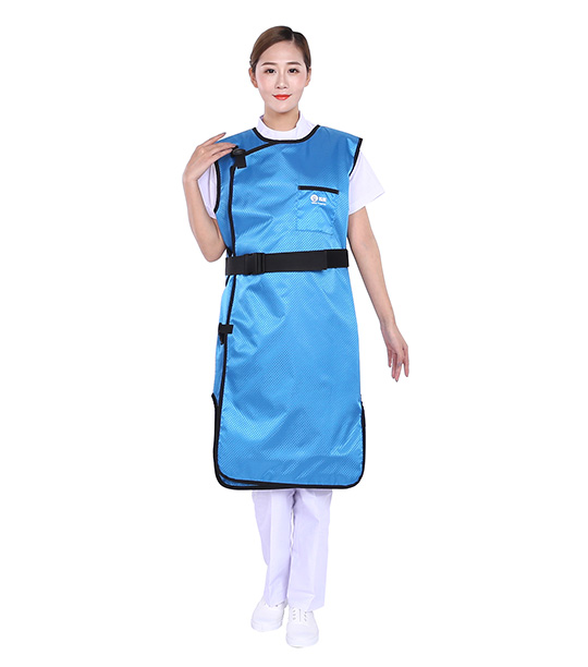 雙面連體B款 菱形天藍(lán)連體無袖鉛衣